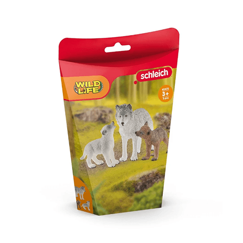 42472 schleich オオカミの親子｜動物・恐竜フィギュアのZOOO!