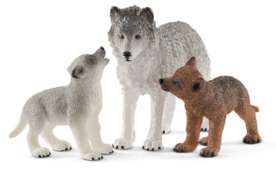 42472 schleich オオカミの親子｜動物・恐竜フィギュアのZOOO!