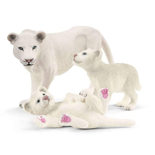 Schleich ライオンの親子 動物 恐竜フィギュアのzooo