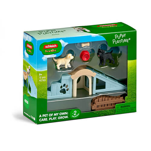 42763 schleich 仔犬とあそぼう NEW