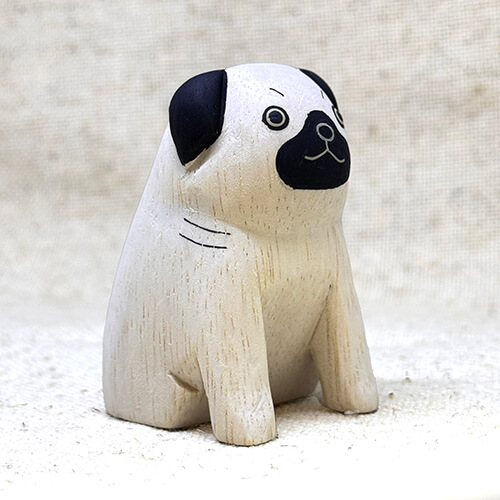 TL236 ぽれぽれ動物 パグ NEW｜動物・恐竜フィギュアのZOOO!
